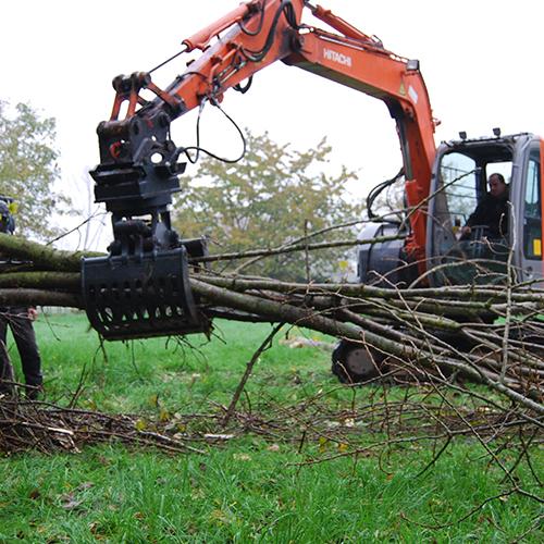 kraan in actie Groenland