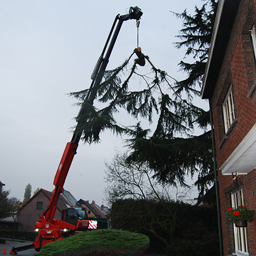 kraan in actie Groenland